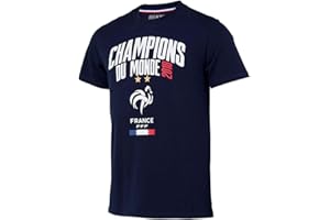 ÉQUIPE DE FRANCE DE FOOTBALL T-Shirt Équipe de France 'Champions 2018' Officiel - Bleu