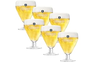 IMISHOU AFFLIGEM Lot de 6 Verres à bière 30 cl