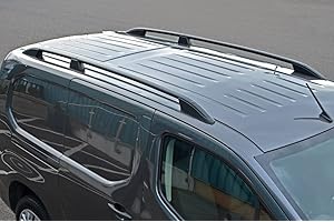 Autoline Accessories Black Aluminium Roof Bars To Fit L2 Combo E (2019-)