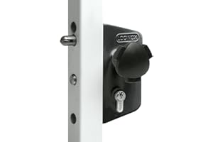 LOCINOX Serrure Piscine en Nylon Noire /40X40 (Inclus: Paire de Bouton de sécurité 3006WS)