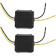 Pissente Car Power Filter, 2PCS Car Audio Noise Filters 12V Power Line Noise Filter Interference Proof Noises Reduction Reliable Stereo Power Supply Filter For Equalizers Amplifiers
