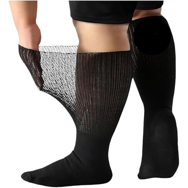 Calzini Per Diabetici | Non Stringono | Larghi E Morbidi | Senza Elastico Stretto | Comodi Per Piedi Sensibili - 2