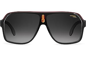 Carrera Uniseks 1001/S Okulary Przeciwsłoneczne, Czarne (Black White)., 62