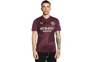PUMA Manchester City Third Shirt 2024/25 Season - Replica - Men - Burgundy