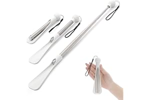 Fanwer Shoe Horn 36.2“Shoe Horn Long Handle Foldable Shoe Horn Travel for Seniors Pregnant Back Pain