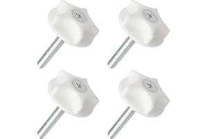 wancala 4 Pcs Headboard Fixings Bolts - M8 Heavy Headboard Screws and Washers for Divan Beds Fittings, Bolt Fittings to Keep the Headboard Fixed, Simple Installation and Firm Fixation