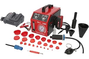 KS Tools 550.1470 dimmaskin för läckagesökning, med 2 Ah batteri, 36 delar