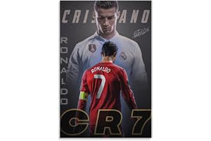 Cristiano Ronaldo affisch 1 väggkonst canvas tryck affisch hem badrum sovrum kontor vardagsrum dekor canvas poster oram: 40 x