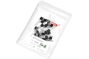 Chanzon 2N5088 TO-92 NPN Power Bipolar Junction Transistor, Efficient Electronic Component (Pack of 20pcs)