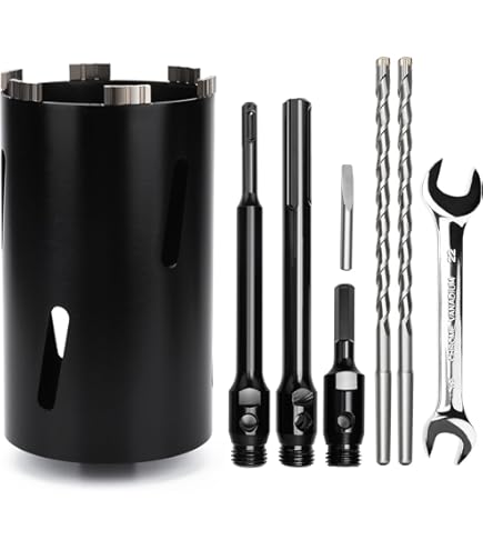 Diamant Bohrkrone Beton Nutzlänge 180 Mm, SDS-plus Lang (200mm