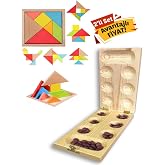 Hyd Wooden Barbecue And Tangram Double Set Intelligence Development Stress Games
