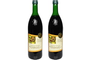 Kürbishof DEIMEL Steiermark/Austria - Ekonomipaket: 2 x 1000 ml flaska - Original styriansk pumpafröolja med skyddad geografi