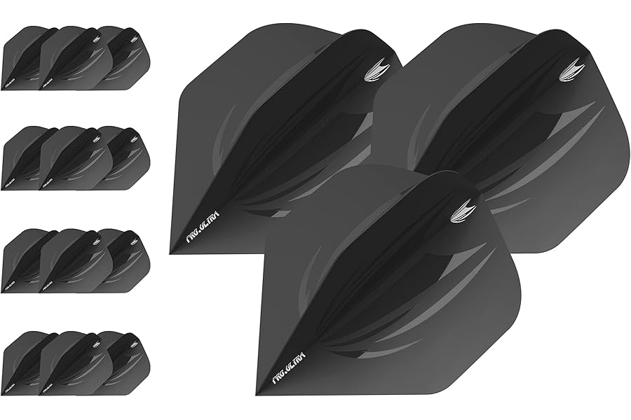 Target Darts 5 x Sets of ID Pro. Ultra Dart Flights - 15 Dart Flights in Total - No. 2/ No. 6 Flight Designs Sizes in 11 Colours