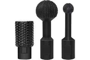 BEASAFY 3 Pièces Fraises à Boulets, M14 Fraise Bois Spherique, Outil de Travail du Bois pour Meuleuse D'angle de 115/125 mm, Meuleuse à Billes pour Sculpture sur Bois