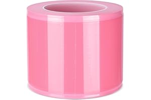 BAMTTOO 1200pcs Barrier Film Roll Disposable Tattoo Barrier Film Dental Barrier Film Perforated Adhesive Barrier Tape Sheets Tattoo Supplies (Pink)