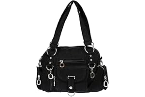 Christian Wippermann - Hochwertige Umhängetasche Damen Stoff Canvas 32x20x10cm - Verstellbarer Riemen 75-145cm - Viele Fächer mit Reißverschluss - Perfekte Canvas Tasche für Arbeit & Freizeit