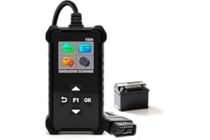 JUTA V360 OBD2 Scanner with Battery Analysis Universal Car Engine Fault Code Reader CAN Diagnostic Scan Tool for All OBD-II Protocol Cars