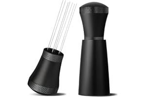 Aotfusd Wdt Tool, Aluminium Wdt Tool Espresso with 7 Espresso Needles 0.3 mm, 10 Replacement Needles, Aluminium Wdt Tool Espresso with Stand, Espresso Coffee Stirrer, Espresso Coffee Stirrer for