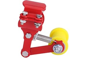 ‎EBTOOLS Motorrad Automatische Kettenspanner Bolt On Roller Motorrad Modified Zubehör Universal Tool(Swarchz) (rot)