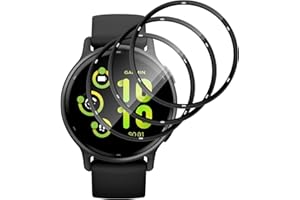 Aerku 3 Stück Schutzfolie für Garmin Vivoactive 5 für Panzerglas, 9H Härte Displayschutzfolie, Anti-Kratzen Schutzglas, Anti-Bläschen Folie - Transparent