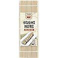 NOURCERY Yuuki All Natural Bamboo Sushi Rolling Mat (100% Authentic Sushi Rolling Mat - 9 Inch X 9 Inch | Make Sushi At Home, Bamboo Makisu)