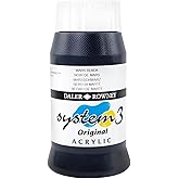 Daler-Rowney System3 Acrylic Paint, Plastic Pot, 16.91oz - 500 ml, Mars Black
