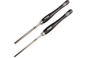 Hurricane Turning Tools, M2 Cryo, 2 Piece Bowl Gouge Set (5/8" and 1/2" Bar Stock), Pro Series Woodturning Tools