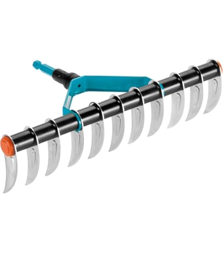 Rieten Hark, 15 Inch Brede Tuinverticuteergazonharken voor Het Reinigen Rieten Hark, 15 Inch Brede Tuinverticuteergazonharken voor Het Reinigen