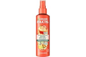 GARNIER Fructis - Spray Stop agressions - Soin Enrichi en huile d'Amla et Kératine végétale - Cheveux abîmés - Sans rinçage - 150ml