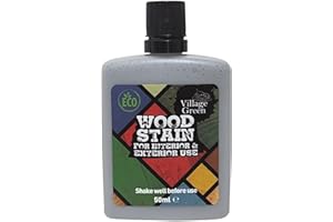 Village Green Water Based Wood Mordente, Ebano, 60ml