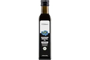 Oildem Bio Schwarzkümmelöl, Ungefiltert, 250ml, Kaltgepresst - 100% rein - Besteht nur aus der echten Nigella sativa (250ml (1er Pack))