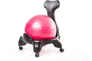 YOCKTEC Kikka Active Chair Chaise ergonomique avec boule gonflable (fuchsia, standard)