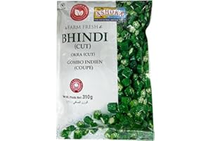 GENERIC Ashoka Bhindi (Okra) cut, Frozen vegetable, Fresh Okra, Lady's Finger, Ready-to-Use Cut Slices, Quick and Delicious Taste, Indian Origin - 310g