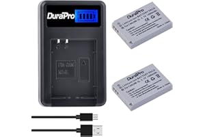 DuraPro 2 szt. baterii NB-5L NB 5L + ładowarka USB LCD do baterii Canon NB-5L Powershot S100 SX200 SX230 HS SX210 IS SD790 IS SX200 IS SD800 IS SD890 IS