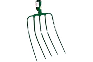 POKM TOOLSMARKET GMBH Dunggabel Mistgabel Heugabel Spatengabel Forke Gabel 5 Zinken Runde Dülle K_198