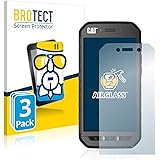brotect Pellicola Protettiva Vetro Compatibile con Caterpillar Cat S41 (3 Pezzi) Schermo Protezione, Estrema Durezza 9H, Anti
