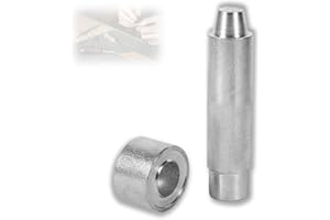 LENTLY Oeillet Poinçon Oeillet Setter, Haute Qualité En Acier Au Carbone Oeillet Trou Poinçon Matrice Outil Oeillet Setter Pour L'artisanat En Cuir Vêtements Tissu Rideau (2000#)