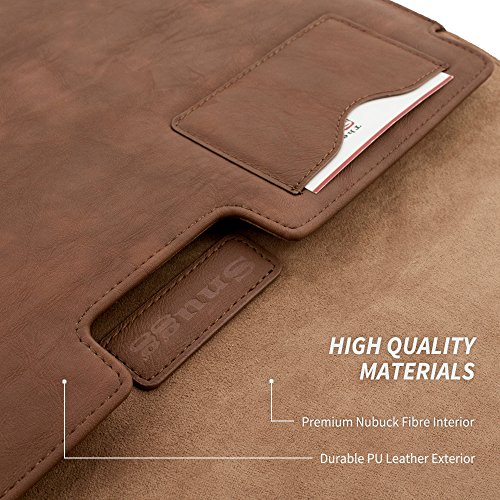 Macbook 12 Sleeve (Braun ), Snugg – Hülle mit lebenslanger Garantie für Macbook 12 - 4