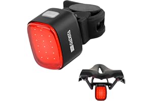 GADISTA France, lumiere velo arriere puissante 50 lumens homologuée sécurité routière, lampe velo, clignotant vélo avec 4 modes.Accessoire velo étanche IPX65 Rechargeable USB C jusqu'a 10h d'autonomie