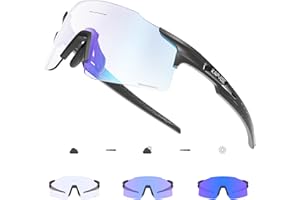 KAPVOE Gafas Ciclismo Fotocromaticas Bicicleta Montaña BTT ransparentes Gafas de Sol Deportivas Pesca Running Golf Conducir Futbol Hombre Mujer - K27