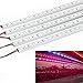 Produktbild XJ LED 10W 36-LEDs 12 V DC LED wachsen Strip Bar Light LED Pflanzenlampe für Zimmerpflanzen Blume Wachstumslampe(5 Stück, 1/2 Meter, rot 660 nm und Blau 445nm)