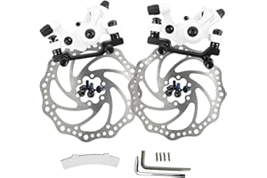 GUOFANG Kit de Frein à Disque pour vélo, étrier de Frein mécanique à Disque, Frein à Disque Avant et arrière Universel, Frein à Disque mécanique d'extérieur en Aluminium
