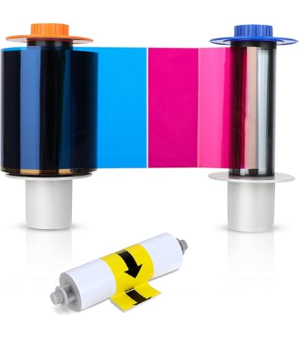 2ID - Fargo DTC1250 YMCKO Ribbon Cartridge W/Cleaning Roller | Genuine - View #9