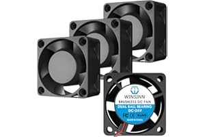 WINSINN Wentylator 40 mm 24 V podwójne łożysko kulkowe bezszczotkowe 4020 40 x 20 mm do chłodzenia Creality Ender 3 / Pro - wysoka prędkość (opakowanie 4 szt.)