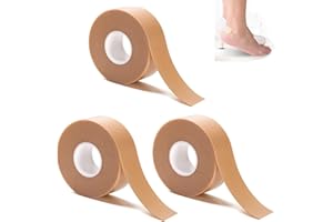 DGOSPSTIME Ruban pour Les Pieds Soins des Mains Pied,Protecteur Rouleau De Ruban,Résistant à l'usure du Talon Pansement en Mousse Imperméable pour Empêche Frottements Ampoules Chaussures Grandes 3 PC