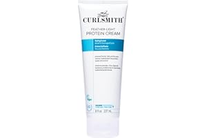 Curlsmith - Feather-Light Protein Cream, Hair Styling Cream for Weak, Damaged Curls, Medium Hold (8 fl oz)