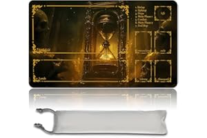 MILKPLAYMAT MTG PlayMat MTG PlayMat - 60 cm x 35 cm - Art original - Tapis de jeu TCG antidérapant avec fond en caoutchouc et bords cousus - Commander TCG - Roulable et tapis de cartes pliable (avec zone, mtg48-8