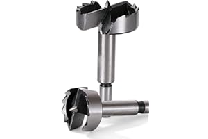 Meichoon Forstner - Punte per trapano, versione migliorata, multi-denti, maggiore durezza, strumento per la lavorazione del legno al carbonio, punte per punzonatura, piastre in legno, fori a ali