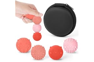 Ainiv Magnetiska fidget-leksaker, 4 stycken silikon anti-stressbollar | Magnetbollar fidgetleksak fingerleksak för autism, texturer sensoriska leksaker för vuxna ungdomar djurstil