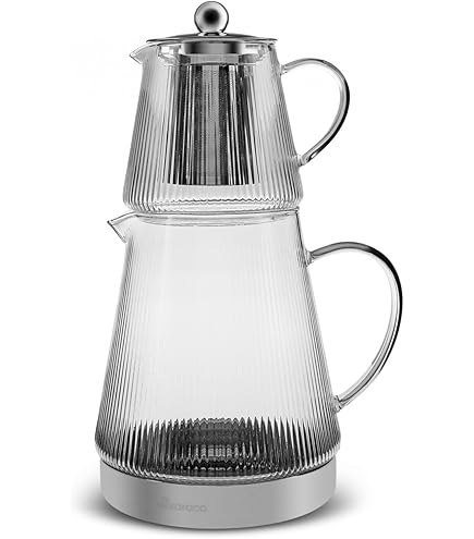 Heatproof Borosilicate Borosilicate Clear Glass Teapot With Removable - View #9